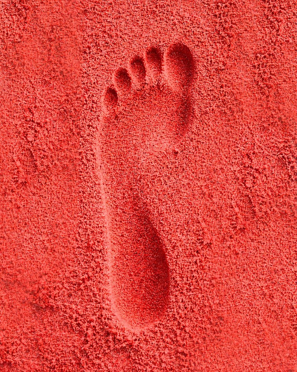 Detalle del acabado textil superior de la plantilla D'WALK®